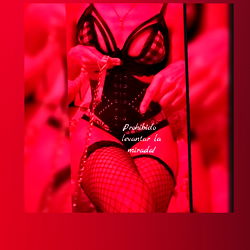 Model Photoshoot in Red and Black