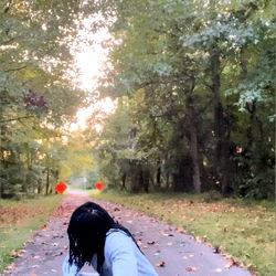 Male hip-hop artist on the road