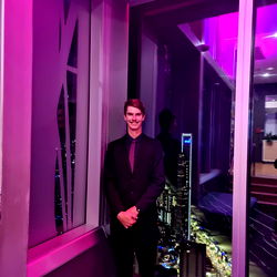 Photograph of Andrew R. from Gold Coast, Australia standing in an elevator.