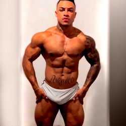Fitness Model Douglas Richard, Brazil's Mr. Muscle