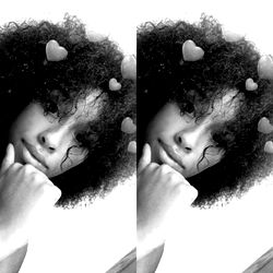 A Woman with Curly Hair, Model: DolcèXo