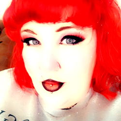 Model with Red Hair in Makeup, 25