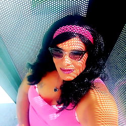 Fashionable Model Striking a Pose