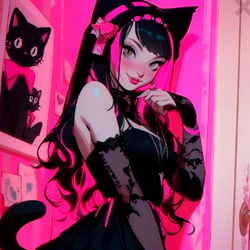 Kitten the Catgirl, Artwork by [Artist Name]