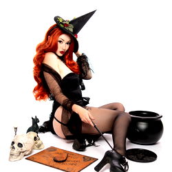 Stylish AnastasiaAugusts Halloween Costume: Wicked Witch and Coven