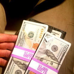 Cash-Counting Scene with OnlyFans Model Alex Henderson