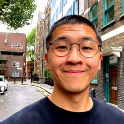 Hipster Man Posing on Street in London