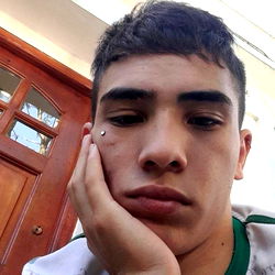 Casual Portrait of Lucas, a Young Man from Guernica, Argentina