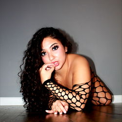 Adrianna VIP: A Sultry Model in a Racy Outfit