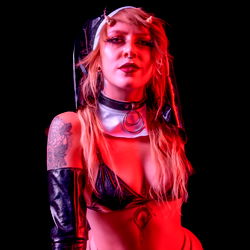 Sensational OnlyFans Model Nyx in a Captivating Gothic Fashion