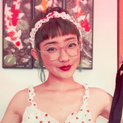 Fashionable Model Showcasing Streetwear Style