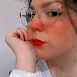 Stylish AnaRox poses for a photo