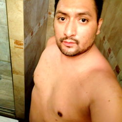Male Model in Bathroom