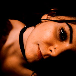 Intimate Close-up of a Model on Onlyfans