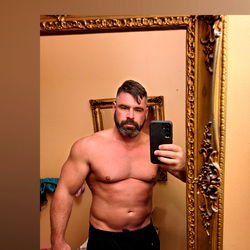 Fitness Model 'Big Sexy' Showcasing His Muscular Physique