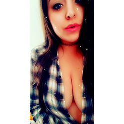 Jade's OnlyFans Photo: Stunning in Blue Checkered Shirt and Lingerie