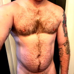 OnlyFans Model Bear Mowie Reveals 6-Pack Abs, Inked Tattoos and Full Body Chest Hair