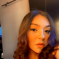 Young Woman with Curly Hair