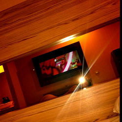 Mi amor Tijuana Hotel Room with Balcony and View of Screen