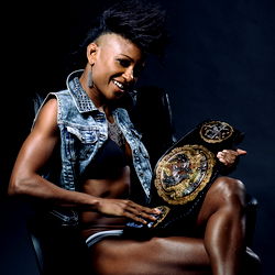 Fashionable Female Model with AngieOverkill