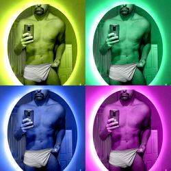 OnlyFans Model Slowdick's Colorful Portrait