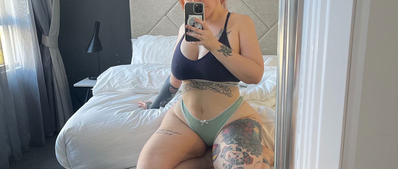 Harper is a redhead PAWG photo