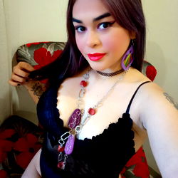 Gorgeous Uruguayan Model Lu Posing for a Racy Photo