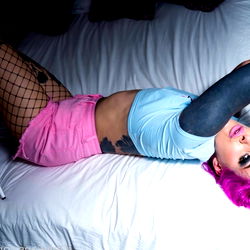 Model Photoshoot in Bedroom