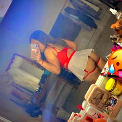 OnlyFans Model in Red Lingerie