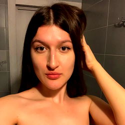 A Young Woman with an Intense Stare