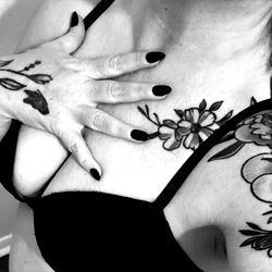 Vibrant Tattoo Art on Model