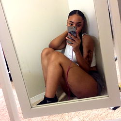 Cute Model in Bathroom