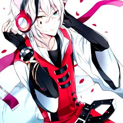 Stylish Anime-Inspired Character with Electronic Music Vibes