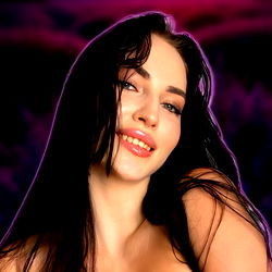 A model posing for an OnlyFans photo