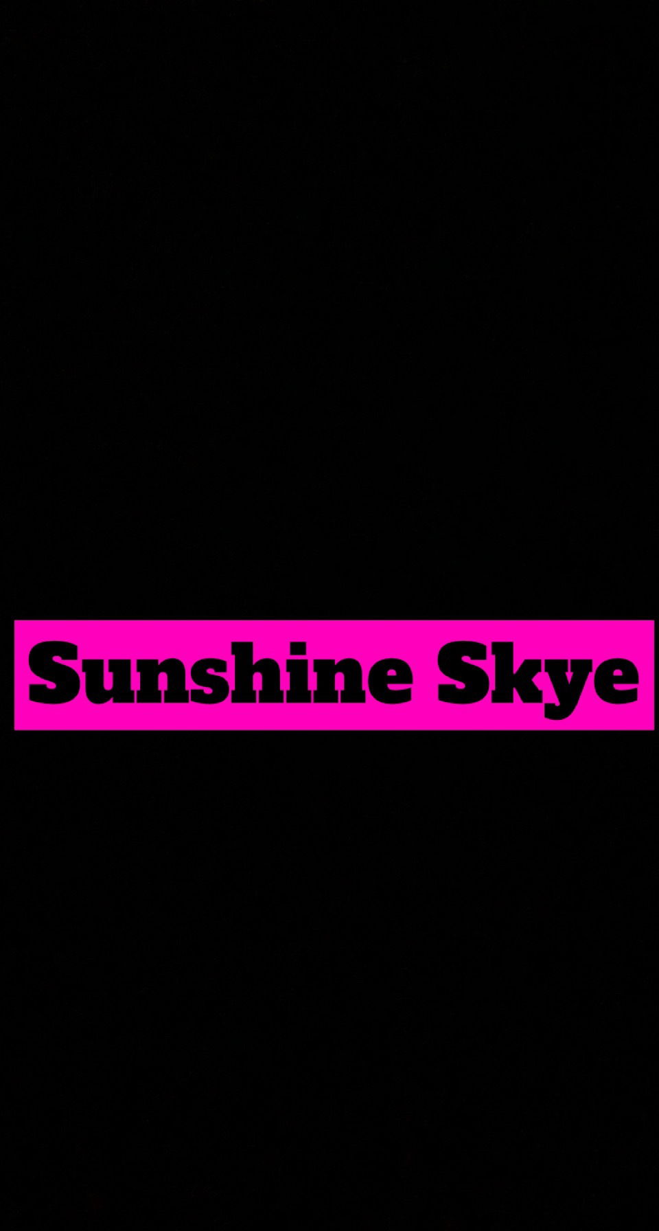 Sunshine Skye photo