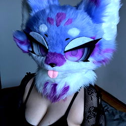 Nova⛓️ in Purple Cat Costume