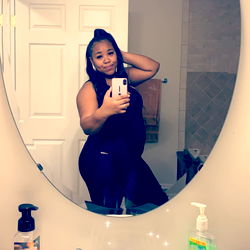 Sha in the Bathroom Mirror