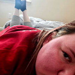 Akeida, OnlyFans Model, Resting on Bed