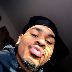 Joshua Brown, a young athlete expressing joy and confidence