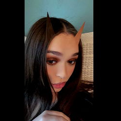 Aria, Onlyfans Model: Selfie with AI Filter Effect