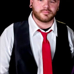 Stylish Male Model in Vest and Tie