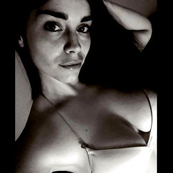 Antonella, a lingerie model