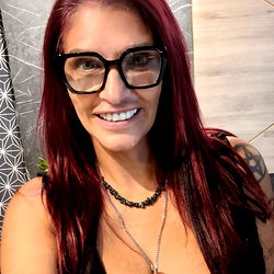 Smiling Woman with Red Hair