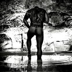 Alessio A: Intimate Photos in a Cave-like Environment, Alessio A, OnlyFans Model
