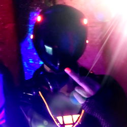 Ultra-Futuristic DJ in Action