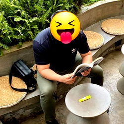 A Fitness Enthusiast Reading a Book