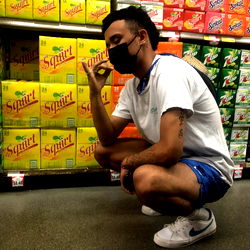 Anthony Reyes, a young man in a convenience store