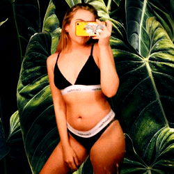 Mars Model Posing in Bikini