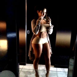 OnlyFans Model @Sherae Strikes a Pose in a Fitness Center