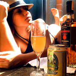 Cocktail Hour at the Rooftop Bar